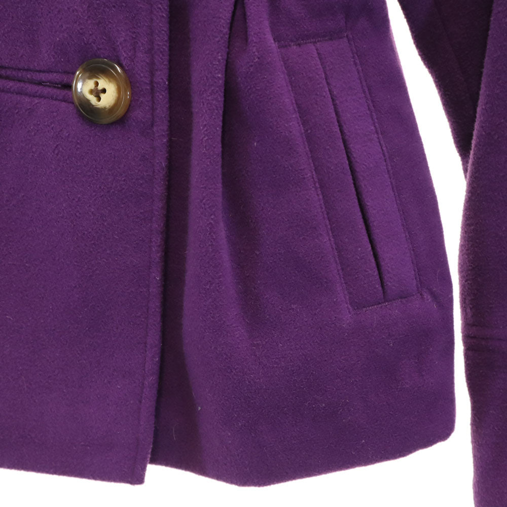ロンドンフォグ ショート コート 7/8 パープル LONDON FOG ダブルブレスト キッズ