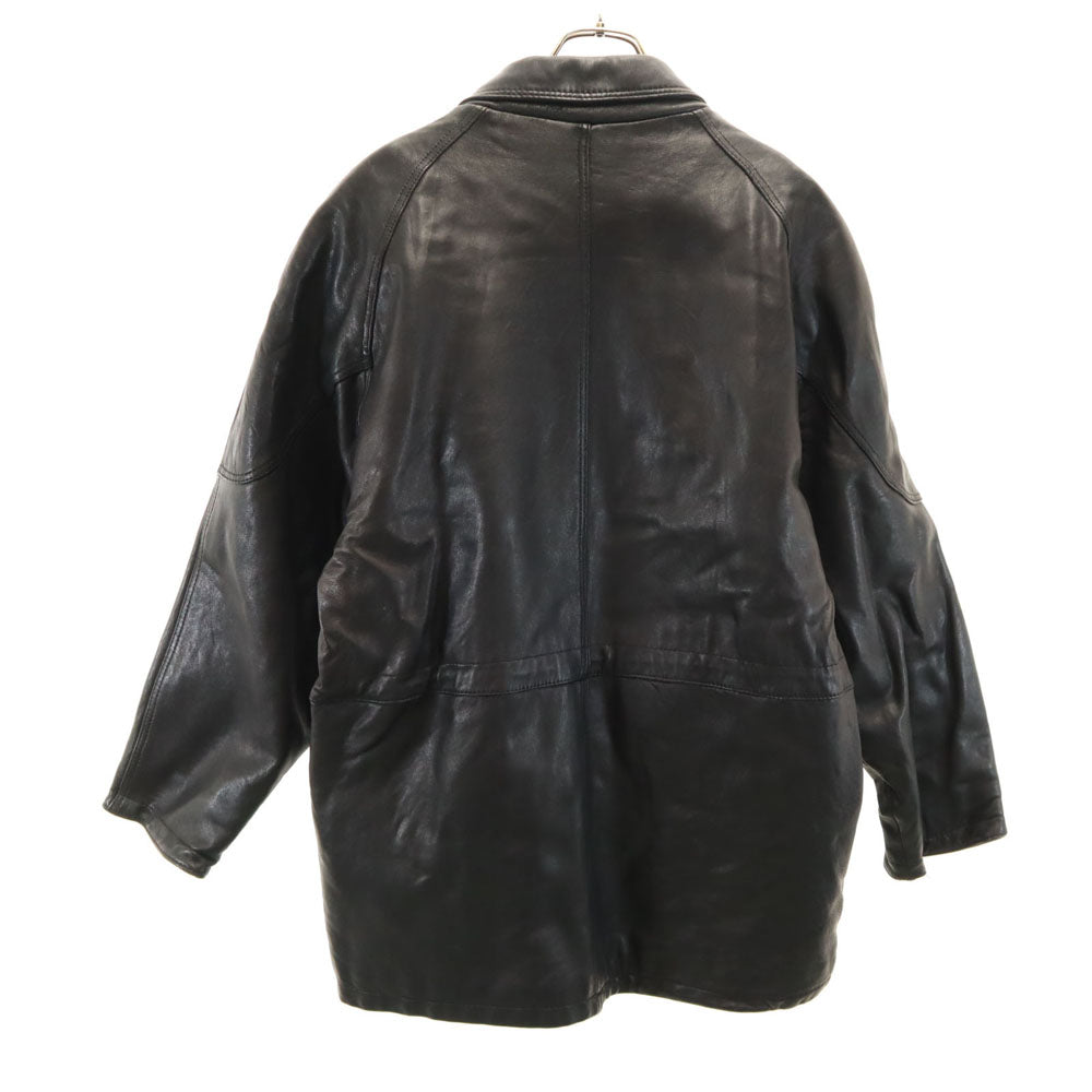 INIZIO レザーコート M ブラック INIZIO 中綿入り メンズ