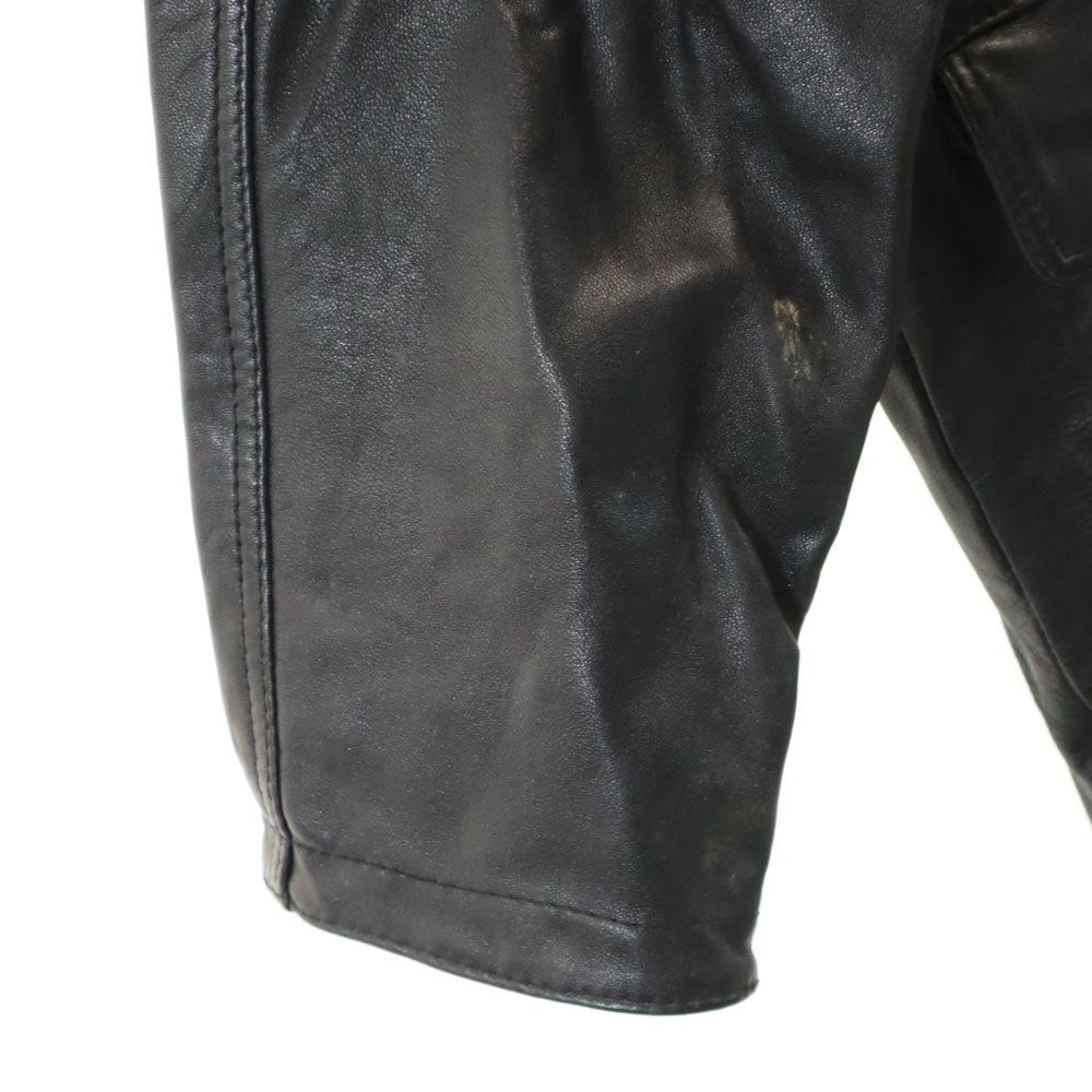 INIZIO レザーコート M ブラック INIZIO 中綿入り メンズ