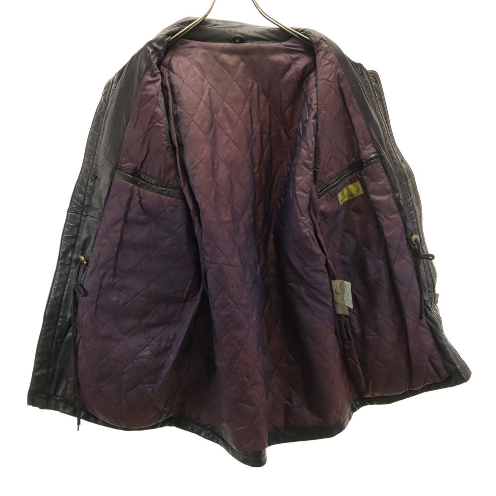 INIZIO レザーコート M ブラック INIZIO 中綿入り メンズ