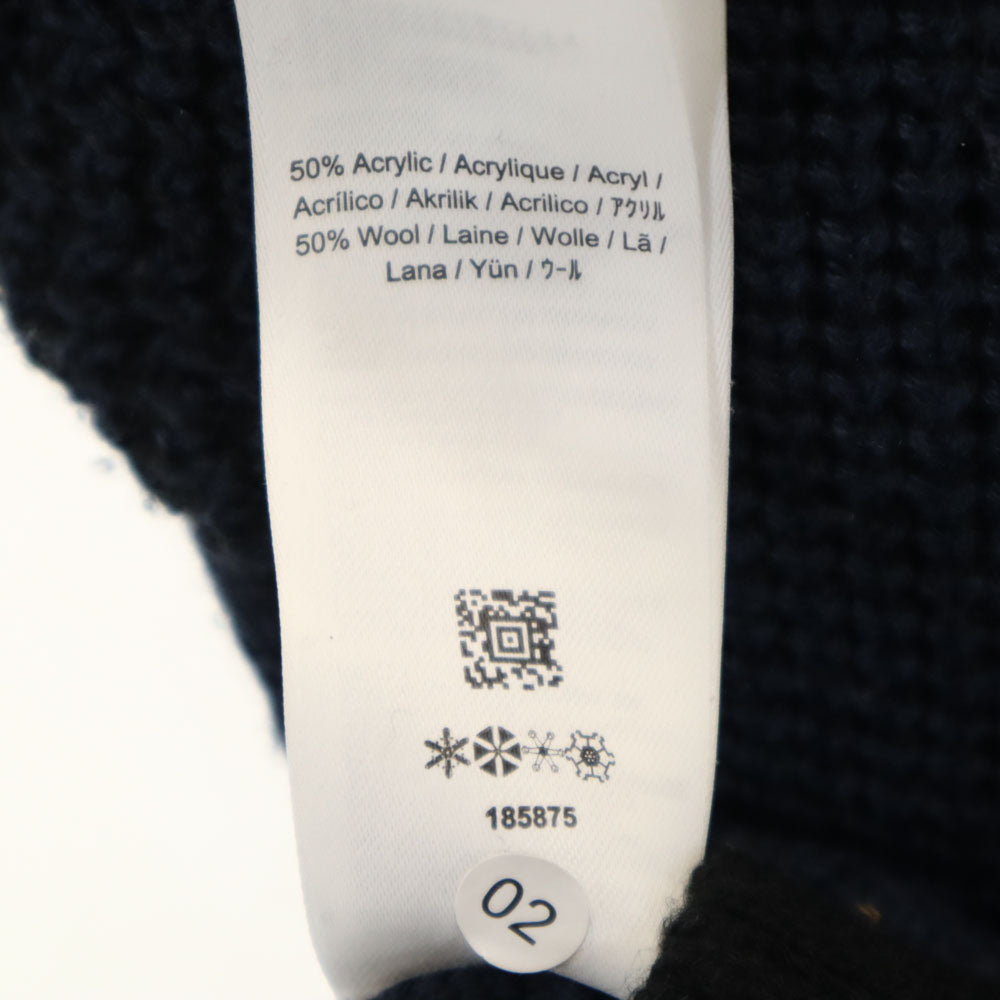 FRED PERRY フレッドペリー 長袖 セーター UK10 ネイビー ニット レディース