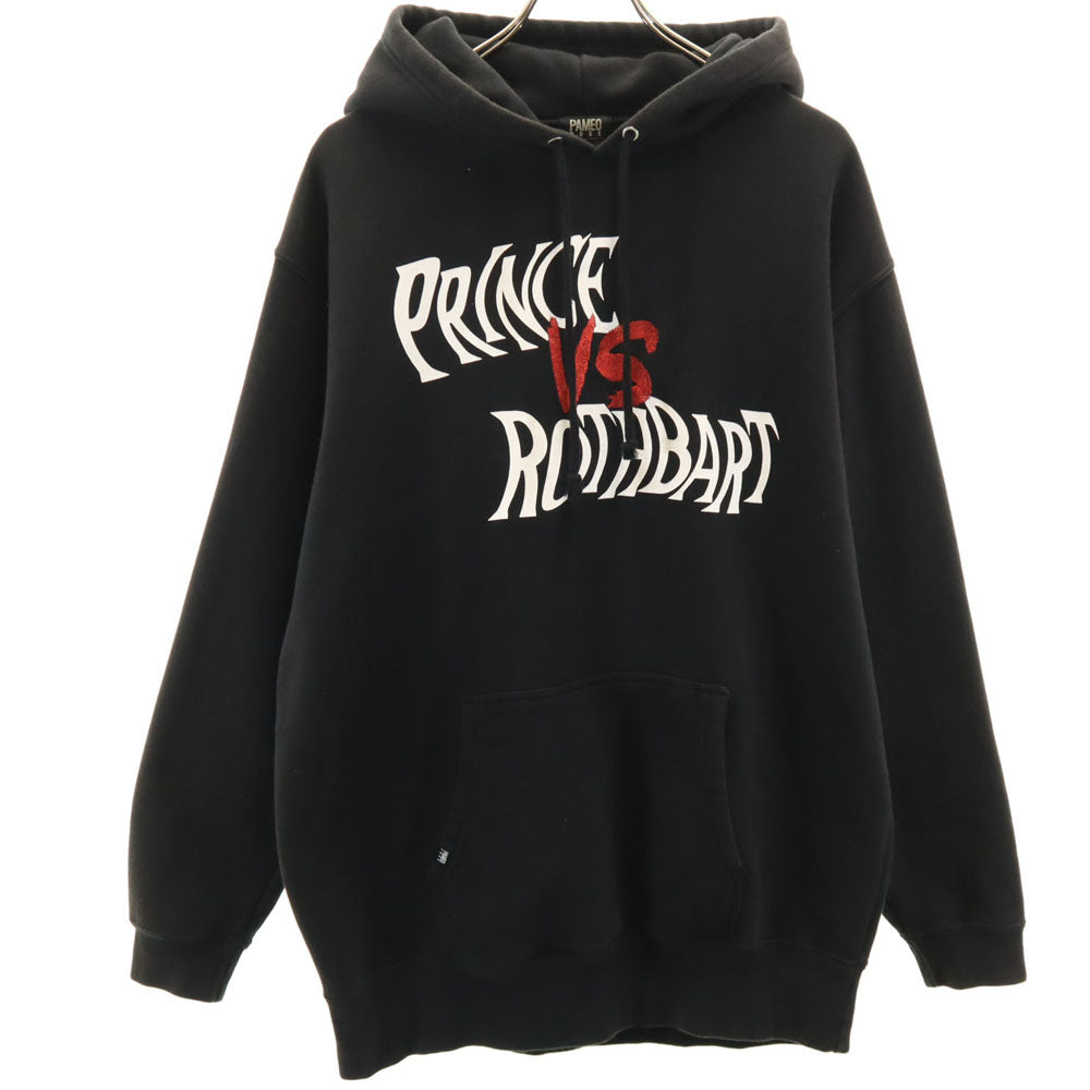 PAMEO POSE パメオポーズ 長袖 スウェットパーカー F ブラック 裏起毛 レディース