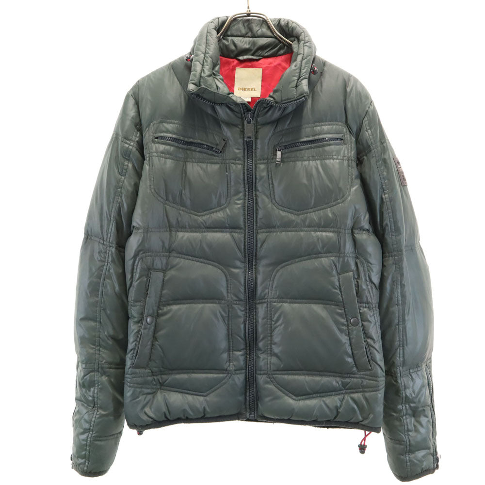 ディーゼル グリーン ジャケット М 美品】DIESEL ディーゼル MA-1 N2B