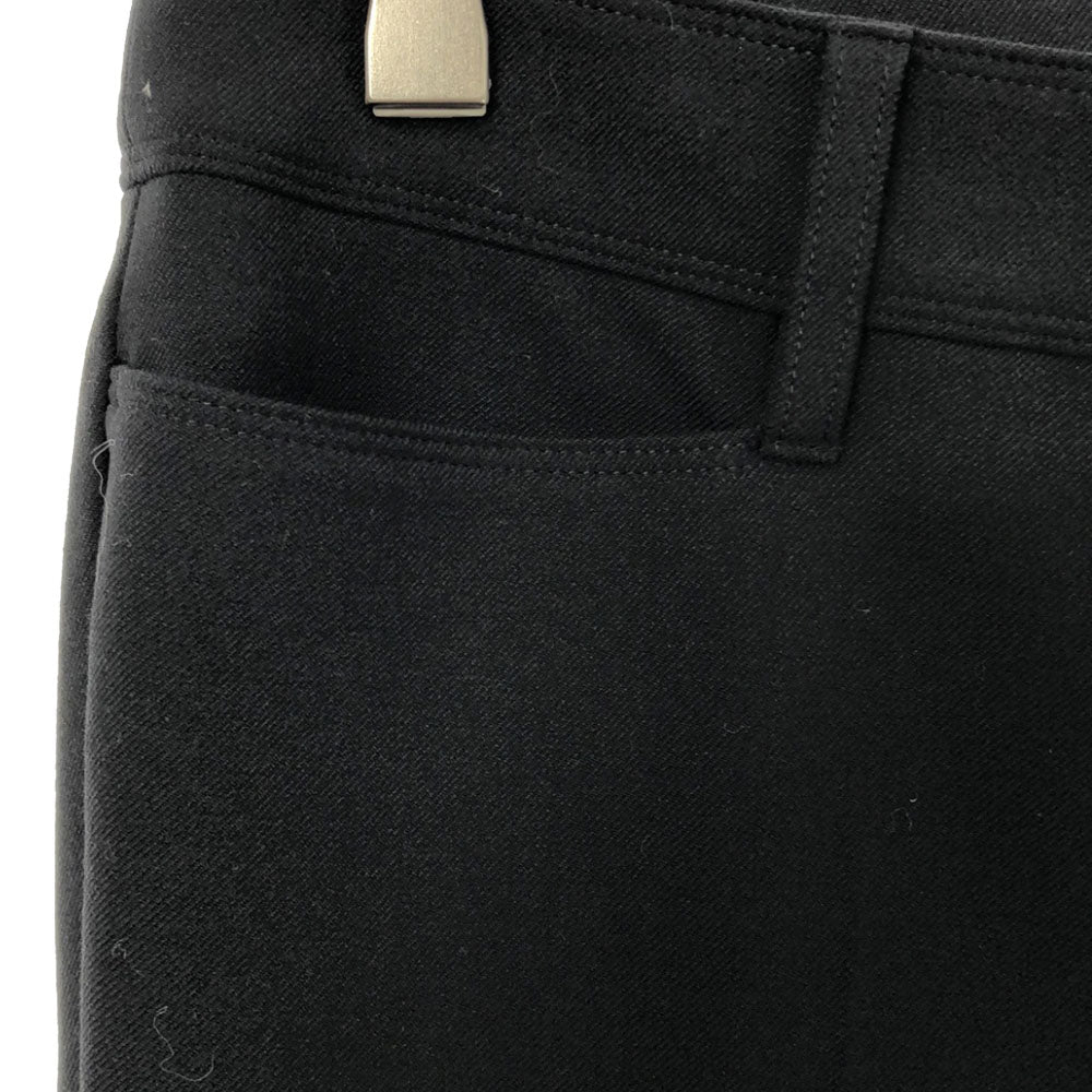 バーバリーロンドン 日本製 三陽商会 テーパードパンツ 38 ブラック BURBERRY LONDON センタープレス レディース