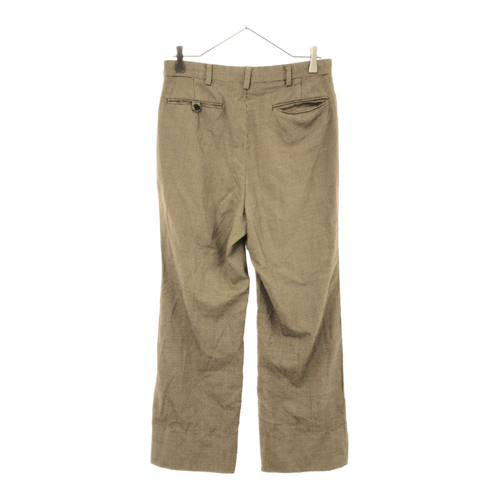 Polo by Ralph Lauren ポロバイラルフローレン 90s 日本製 ウール 千鳥格子 スラックスパンツ 86 ブラウン系 オールド レディース