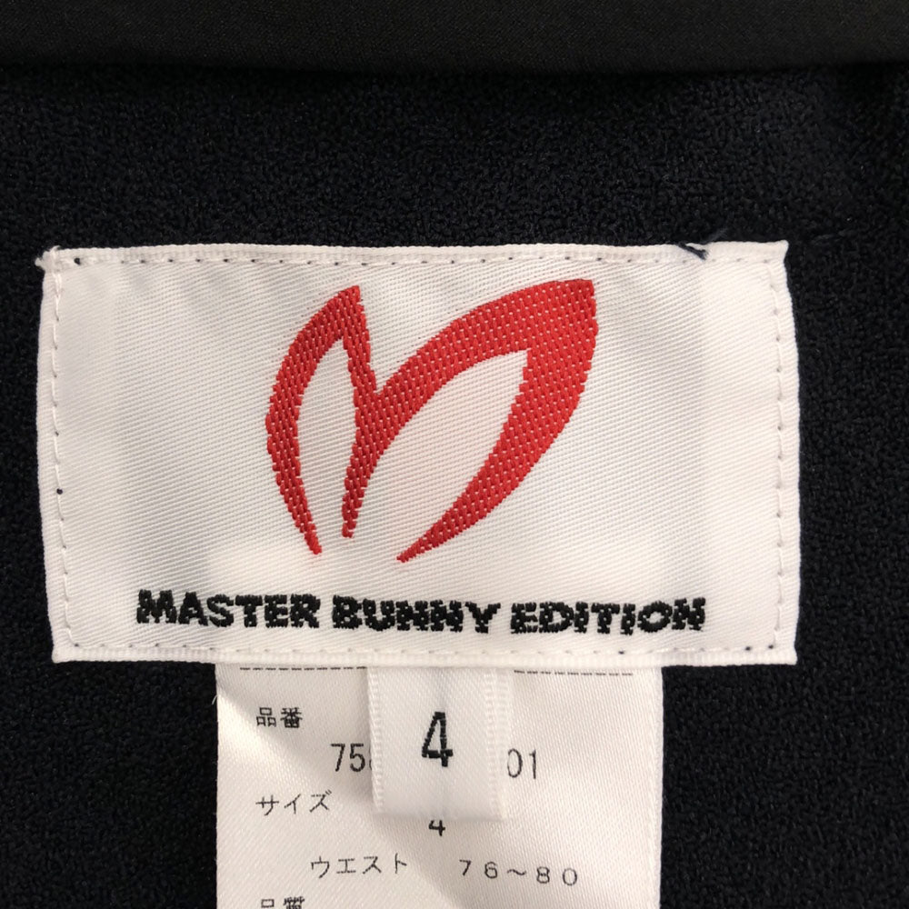 MASTER BUNNY EDITION マスターバニーエディション ゴルフ LANATEC LEI テーパードパンツ 4 ネイビー メンズ