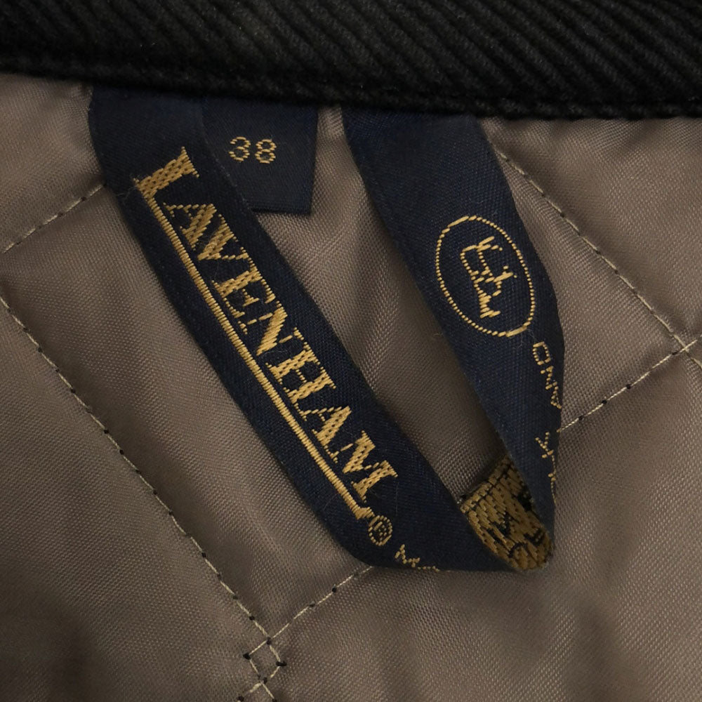 LAVENHAM ラベンハム イギリス製 キルティングジャケット 38 ブラック 中綿 レディース