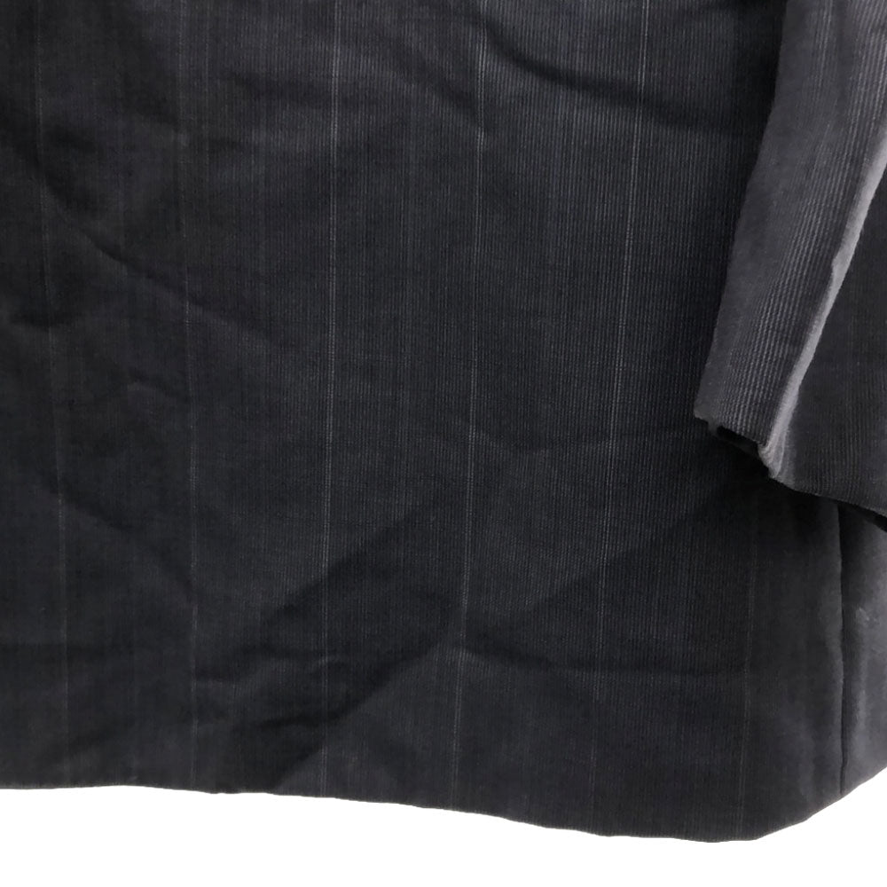 Burberrys バーバリーズ 90s ウール オールド ストライプ ダブル テーラードジャケット AB5 ネイビー メンズ