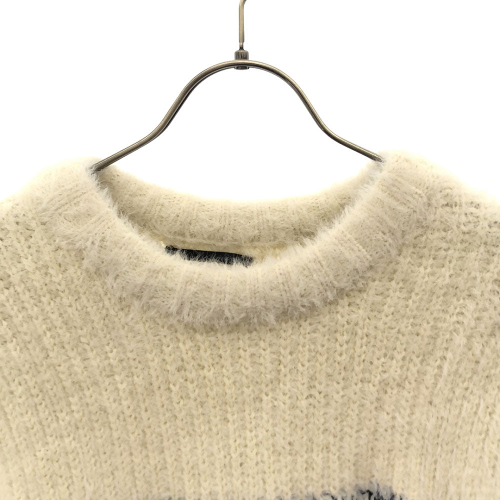 kei shirahata ケイシラハタ 長袖 ニット F ホワイト×グリーン styling 16WNT184018 レディース