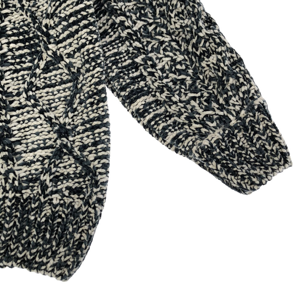 kei shirahata ケイシラハタ 長袖 ニット F ホワイト×グリーン styling 16WNT184018 レディース