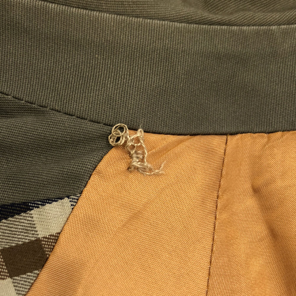 Aquascutum アクアスキュータム 70s 英国製 ヴィンテージ ステンカラーコート 40 カーキ系 インナー付 メンズ