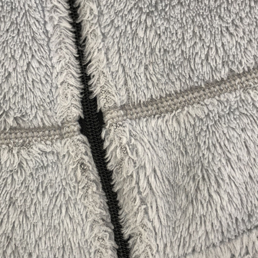 patagonia パタゴニア USA製 メッシュ切替 フリースジャケット S ライトブルー アウトドア レディース