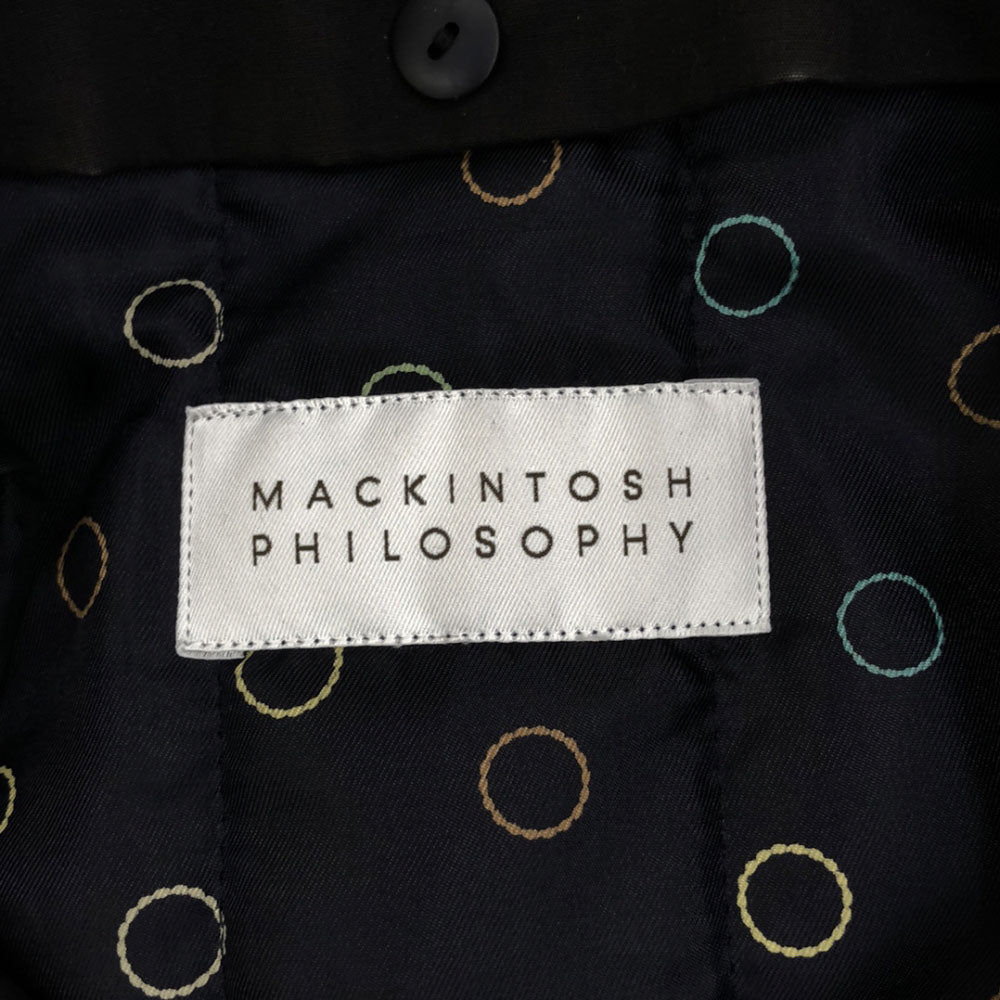 MACKINTOSH PHILOSOPHY マッキントッシュフィロソフィー 日本製 三陽商会 コート 36 ブラック ライナー付き レディース