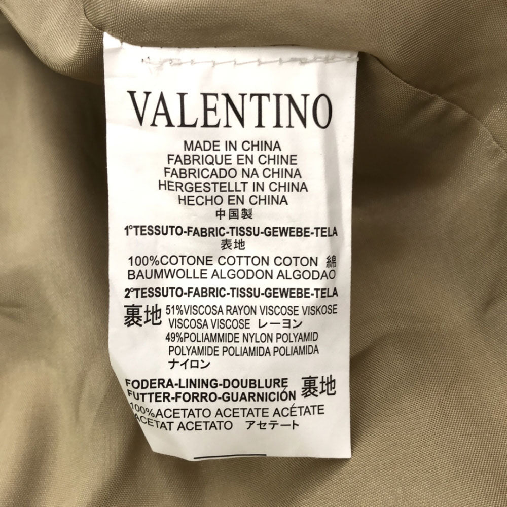 RED VALENTINO レッドヴァレンティノ バックリボン トレンチコート ベージュ ベルト 裏地付き レディース