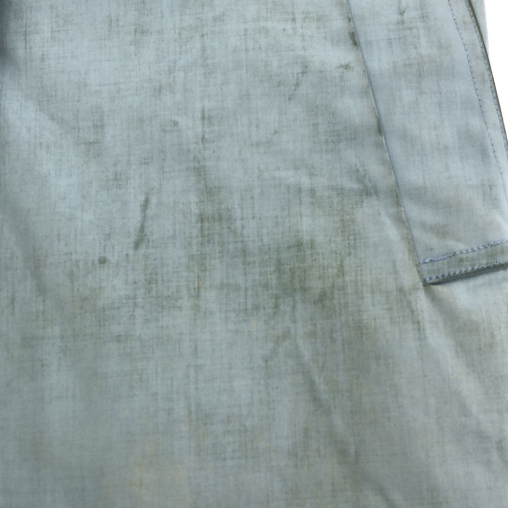 COACH コーチ ステンカラーコート S ライトブルー系 裏地付き レディース