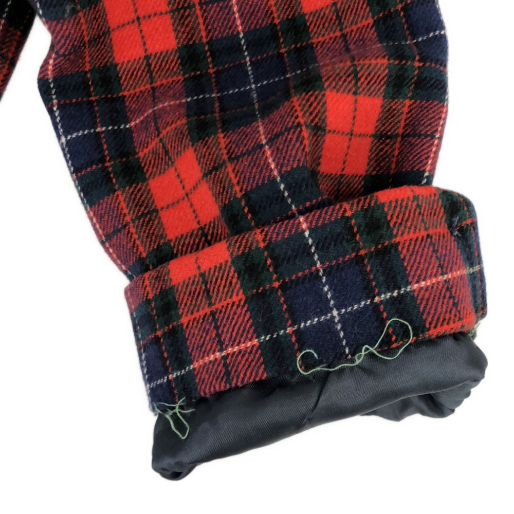 PENDLETON ペンドルトン 70s ウール USA製 ヴィンテージ タータンチェック柄 テーラードジャケット レッド系 レディース