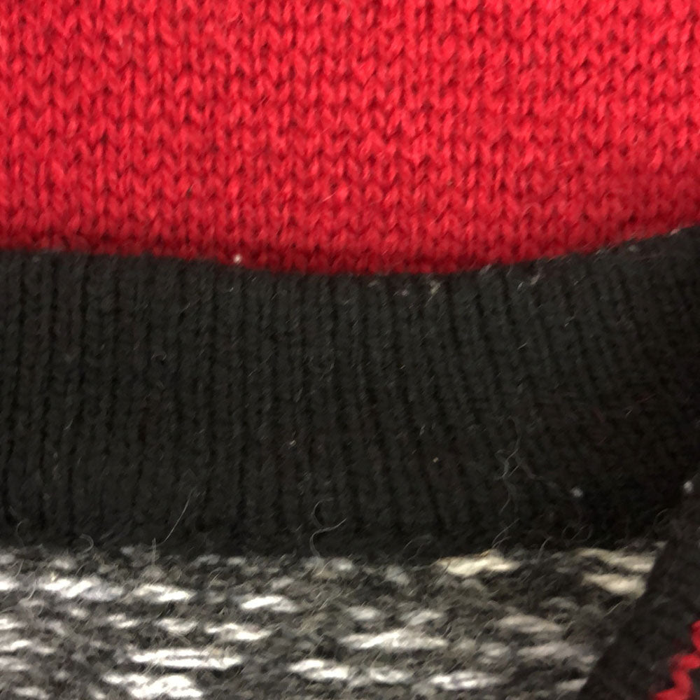 OLD オールド 90s チロリアンカーディガン ニットジャケット レッド レディース