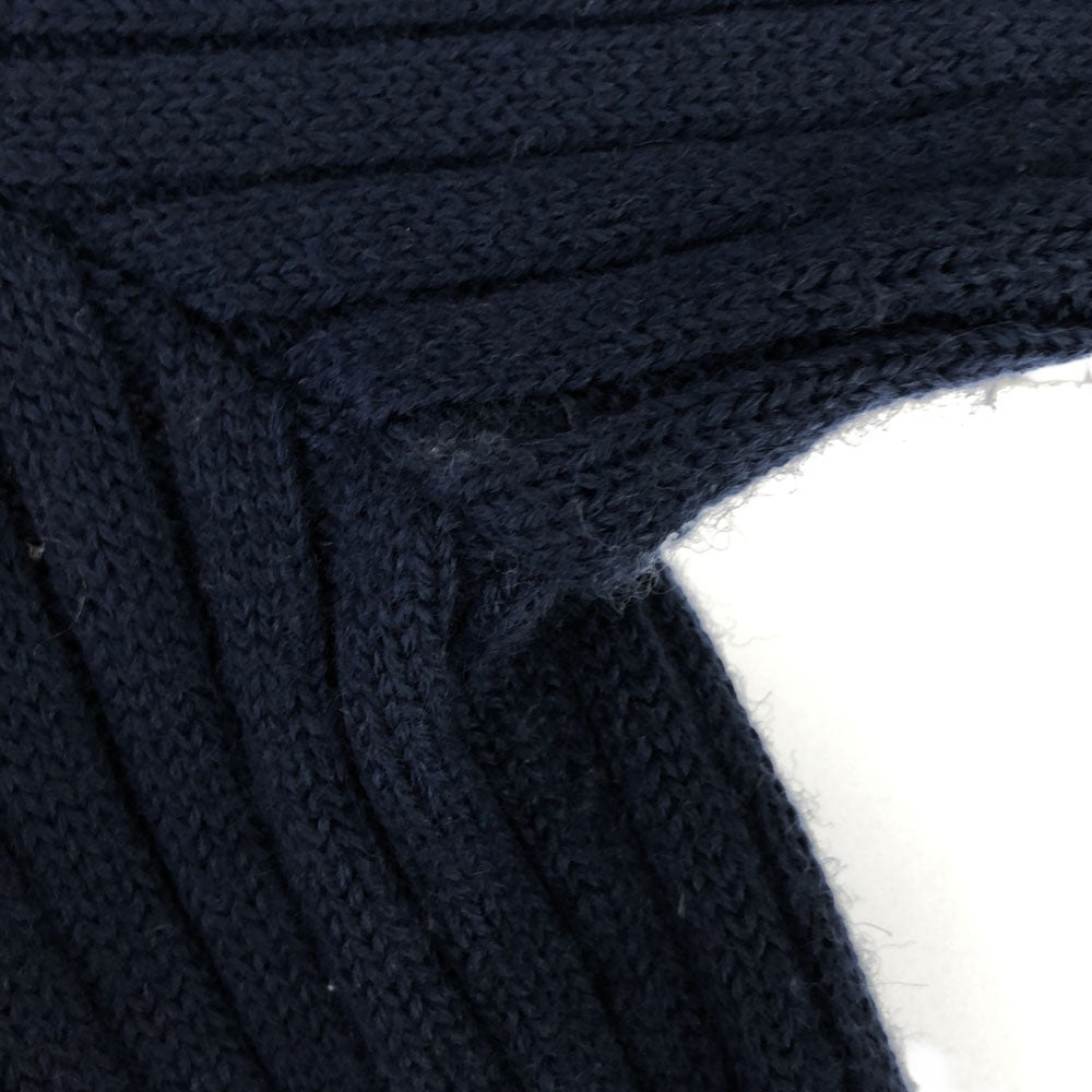 MASTER BUNNY EDITION マスターバニーエディション 日本製 ウール ゴルフ 長袖 ニットカーディガン 1 ネイビー系 レディース