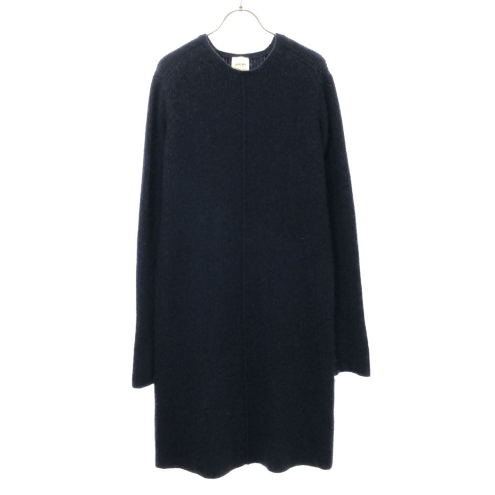 jonnlynx ジョンリンクス ウール 長袖 膝丈ワンピース M ネイビー レディース