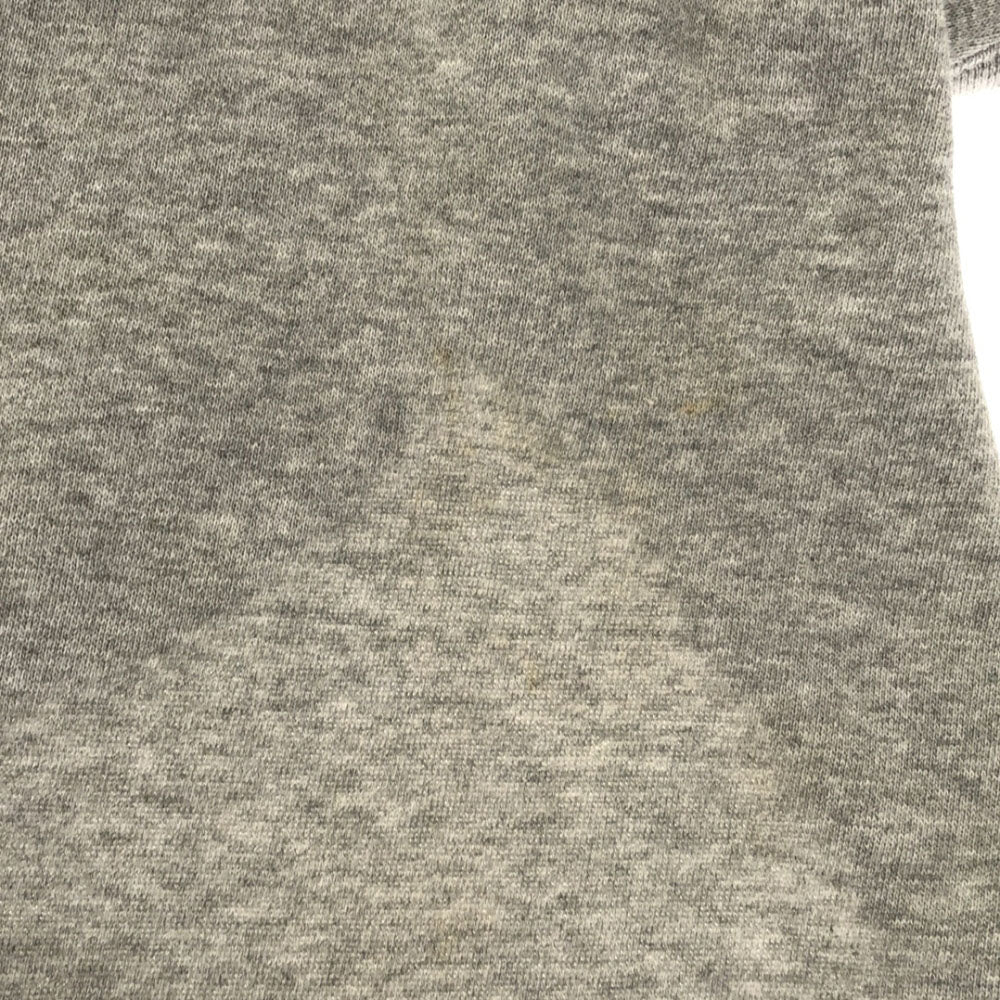 コンバーストウキョウ 日本製 ロゴ刺繍 長袖 スウェット ロングワンピース ライトグレー 裏起毛 レディース