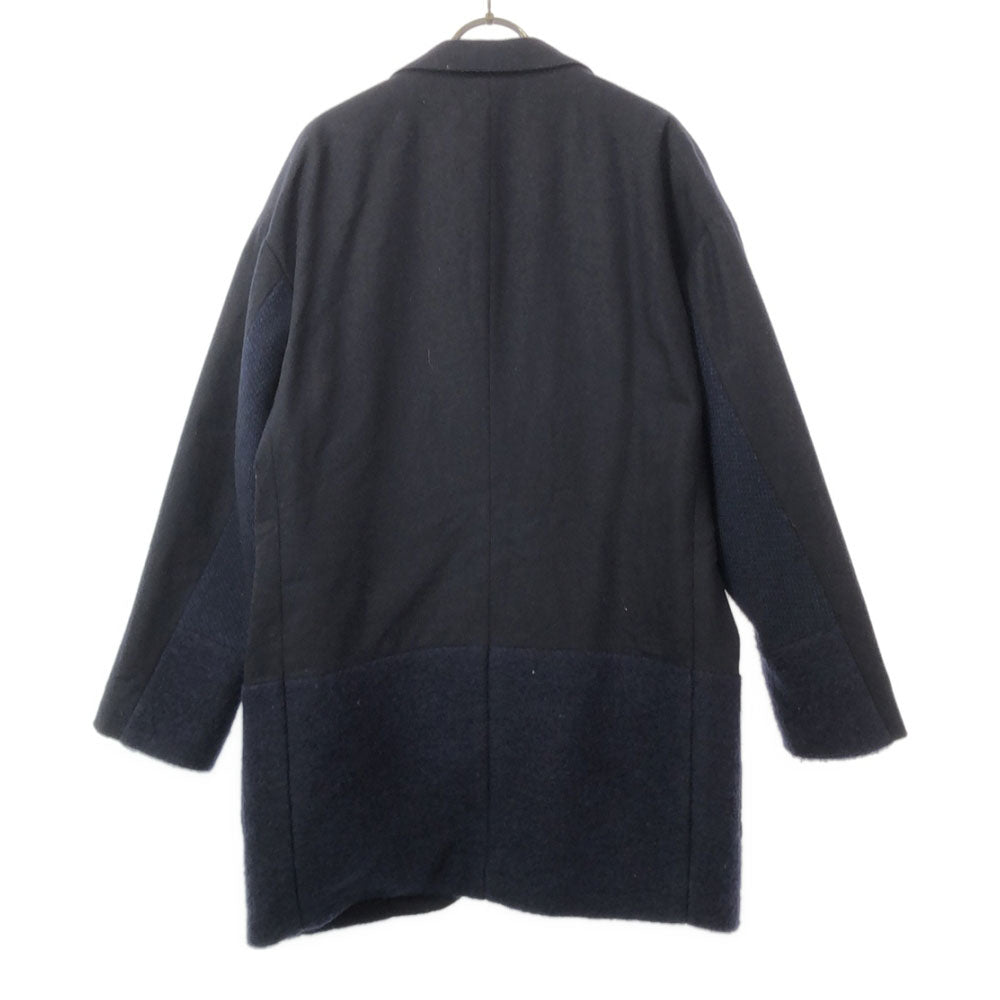 EN ROUTE アンルート 日本製 ウールブレンド 切替 テーラードジャケット 1 ネイビー UNITED ARROWS メンズ