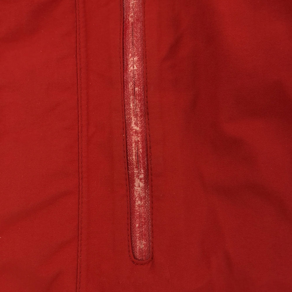 MARMOT マーモット アウトドアジャケット S レッド×グレー フード メンズ