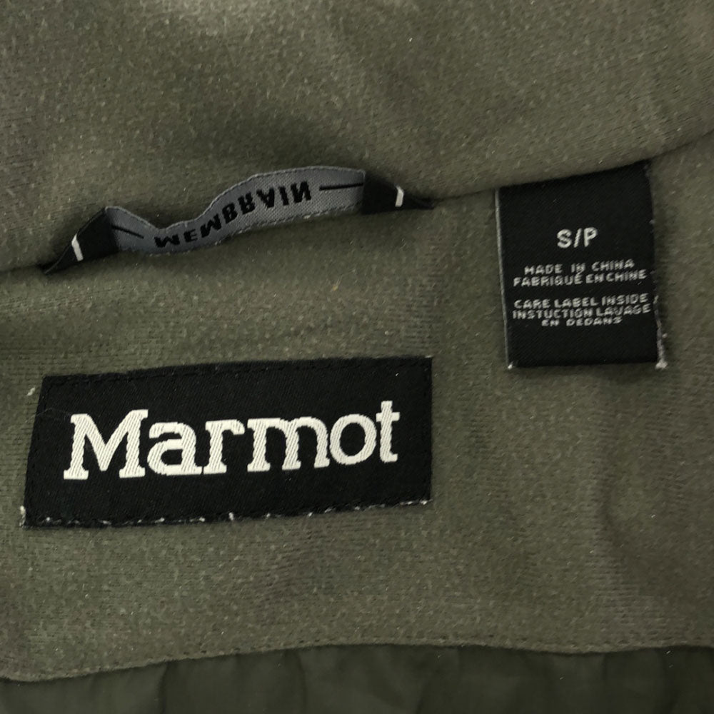 MARMOT マーモット アウトドアジャケット S レッド×グレー フード メンズ