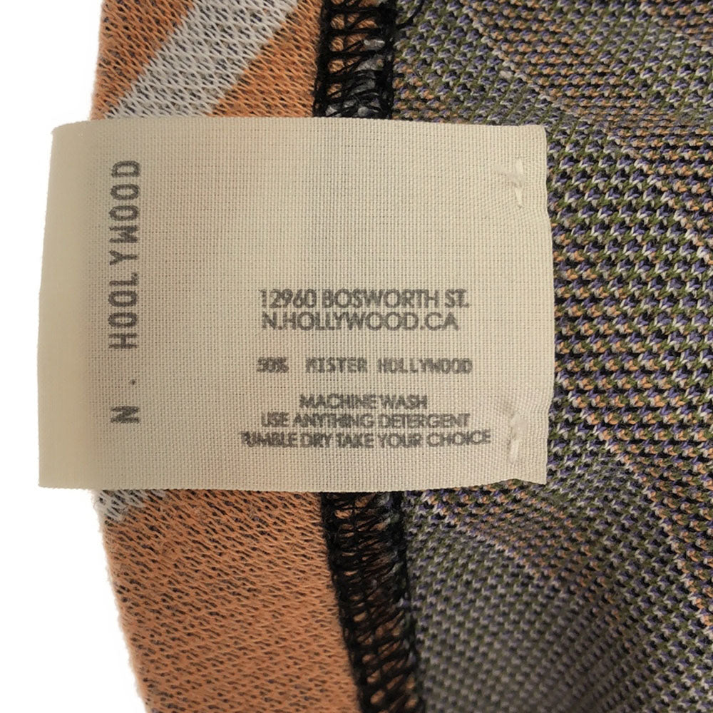 エヌハリウッド 日本製 総柄 長袖 Tシャツ 38 N.HOOLYWOOD ロンT メンズ