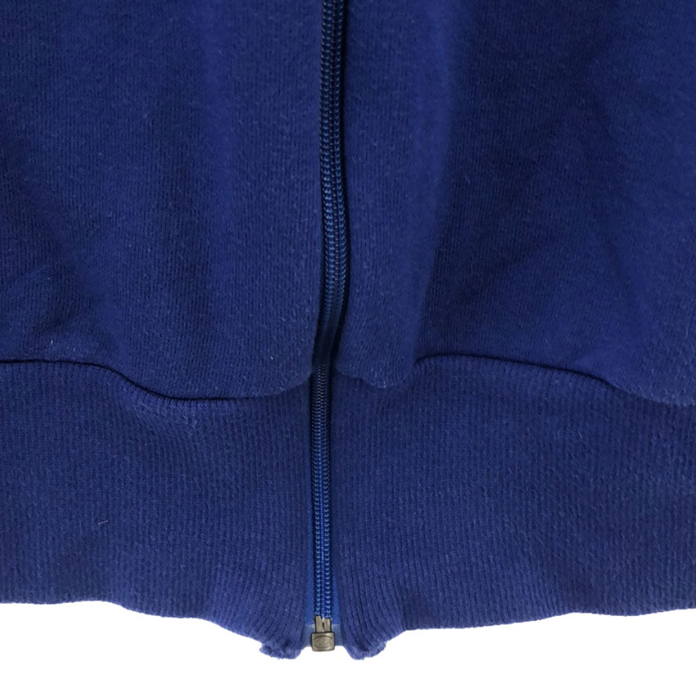 MAISON KITSUNE メゾンキツネ KITSUNE TEE 日本製 プリント 長袖 スウェット ジップパーカー M ブルー メンズ