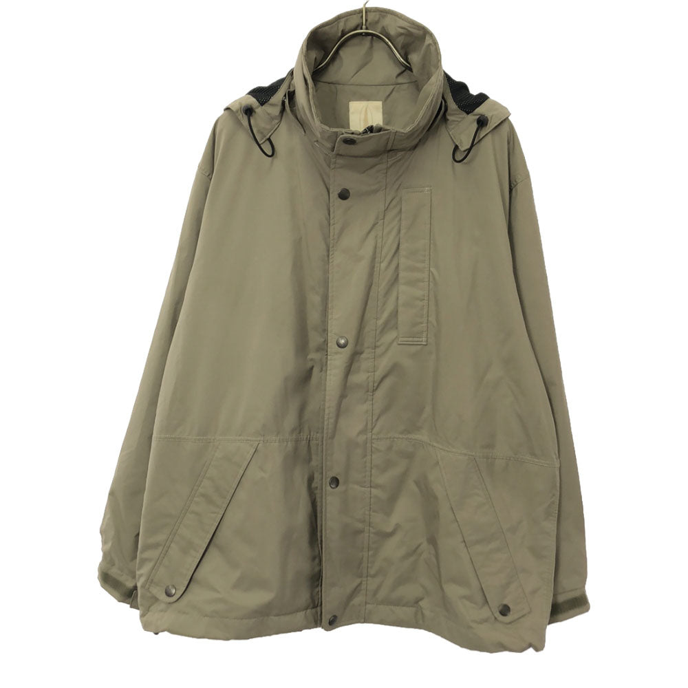Foxfire フォックスファイヤー 日本製 ジップジャケット M ベージュ系 裏メッシュ フード メンズ
