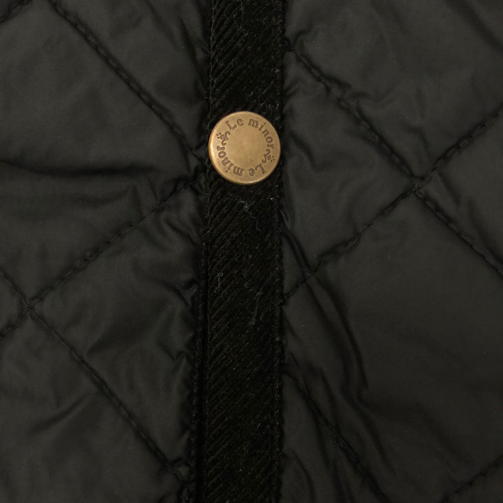 ヴァンドウェスト パー ルミノア 日本製 長袖 キルティングジャケット M ブラック レディース