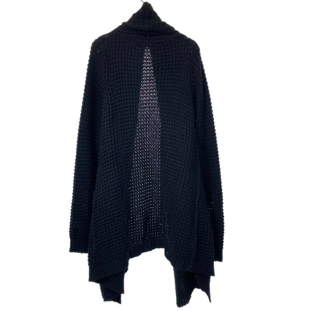 Danke Schon ダンケシェーン ウールブレンド 長袖 ニットカーディガン F ブラック レディース