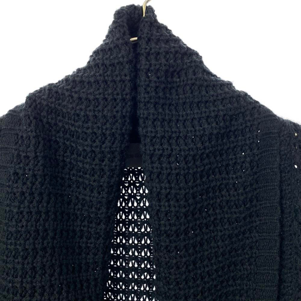 Danke Schon ダンケシェーン ウールブレンド 長袖 ニットカーディガン F ブラック レディース