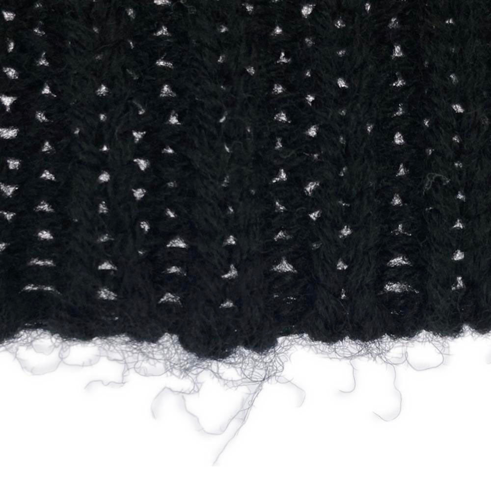 Danke Schon ダンケシェーン ウールブレンド 長袖 ニットカーディガン F ブラック レディース