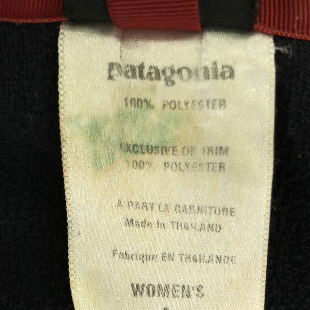 patagonia パタゴニア フリースジャケット L ブラック アウトドア ジップパーカー レディース