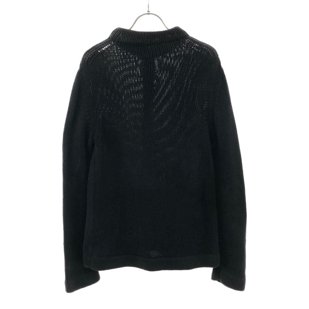 MAX&CO マックスアンドコー イタリア製 長袖 コットン ニットジャケット S ネイビー メンズ