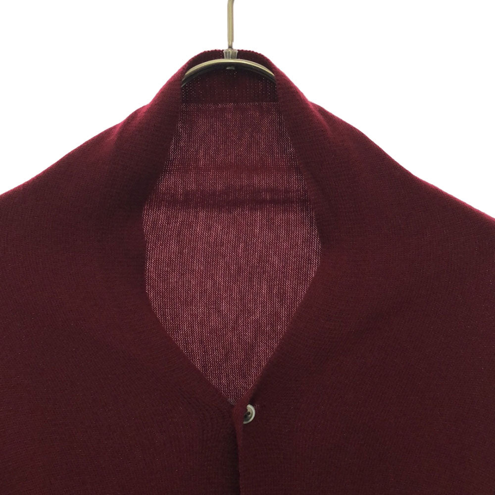 crepuscule クレプスキュール ウール 長袖 ストール ニットカーディガン F レッド レディース