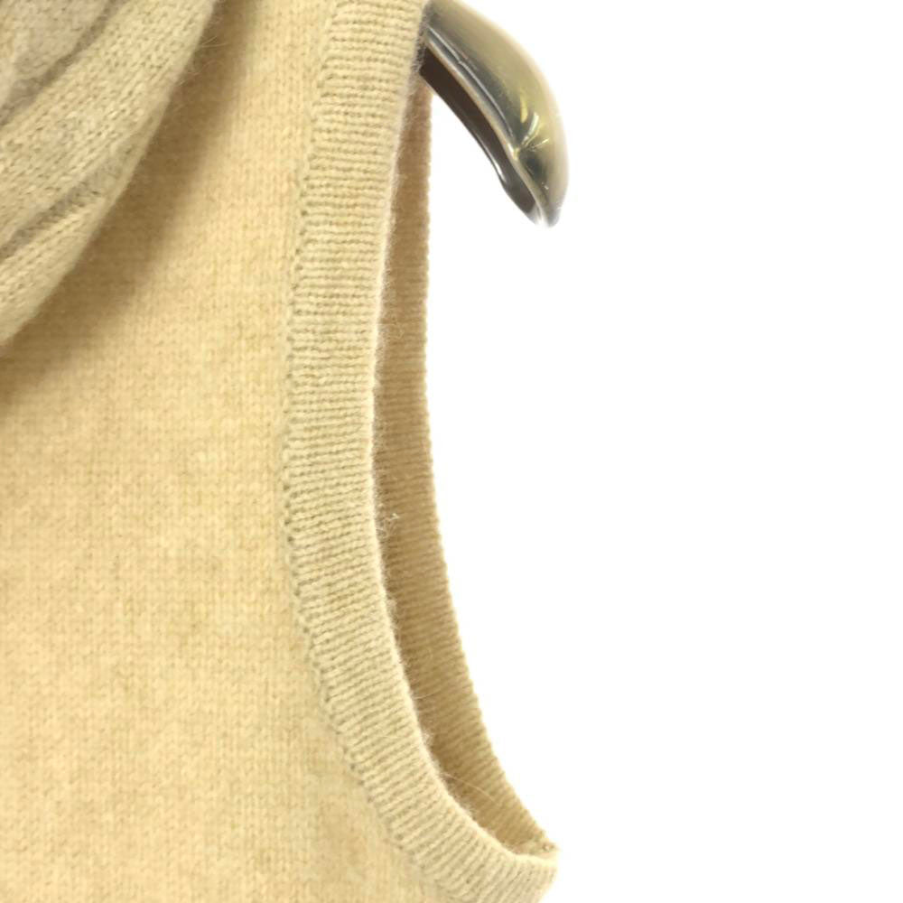 Rene ルネ 日本製 アンゴラブレンド ノースリーブ タートルネック ニット 36 アイボリー レディース