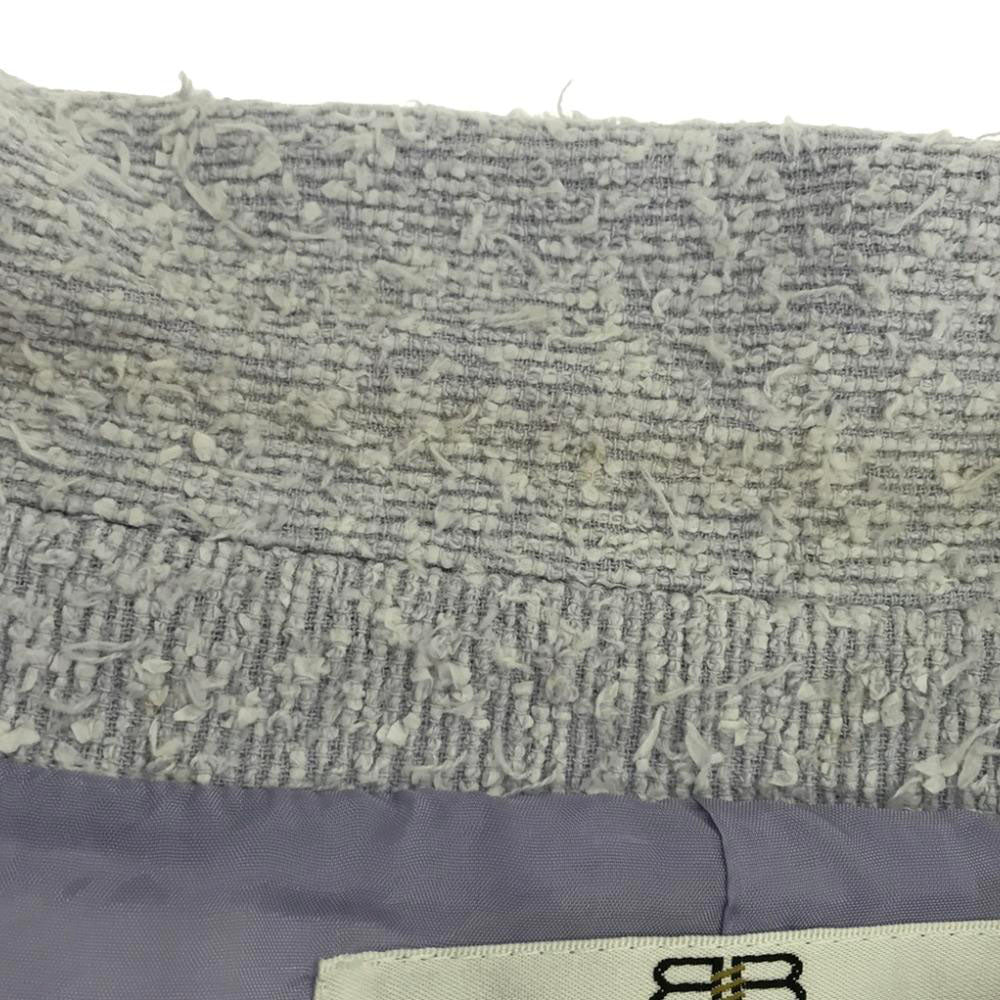 BALENCIAGA バレンシアガ 90s 日本製 オールド ステンカラーコート 38 ライトブルー レディース