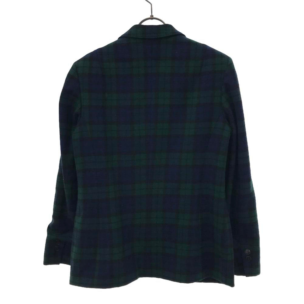 PENDLETON ペンドルトン 70s USA製 ウール ヴィンテージ ブラックウォッチ テーラードジャケット グリーン系 レディース