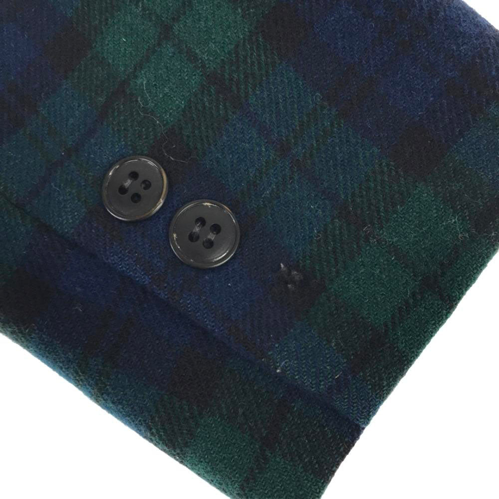 PENDLETON ペンドルトン 70s USA製 ウール ヴィンテージ ブラックウォッチ テーラードジャケット グリーン系 レディース
