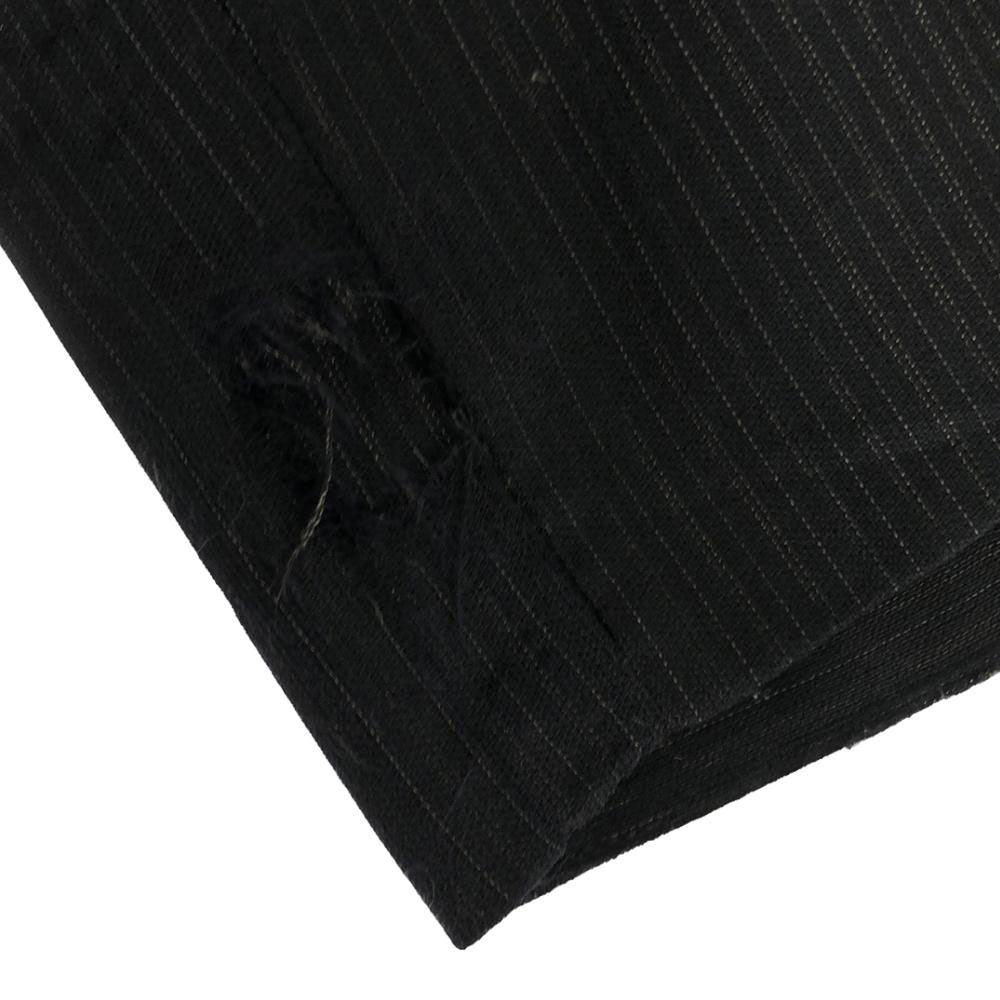 Durban ダーバン ウールブレンド ストライプ スーツ 上下 セットアップ チャコールグレー メンズ