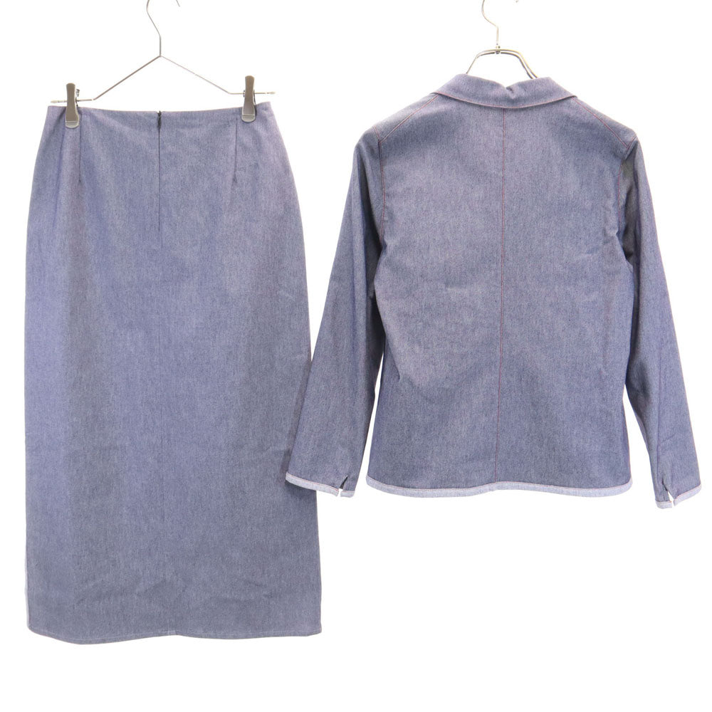 PAULE KA ポールカ フランス製 スカートスーツ 上下 セットアップ 38 バックジップ レディース