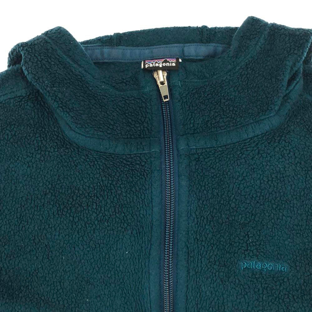 patagonia パタゴニア 25110F0 フリースジャケット XS グリーン系 フード アウトドア レディース