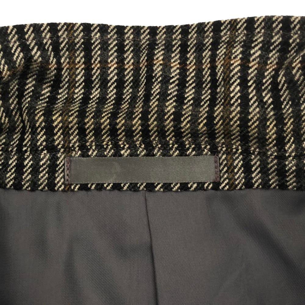 Burberrys バーバリーズ 90s ウール オールド チェック柄 テーラードジャケット ブラック×ベージュ系 サイドベンツ メンズ