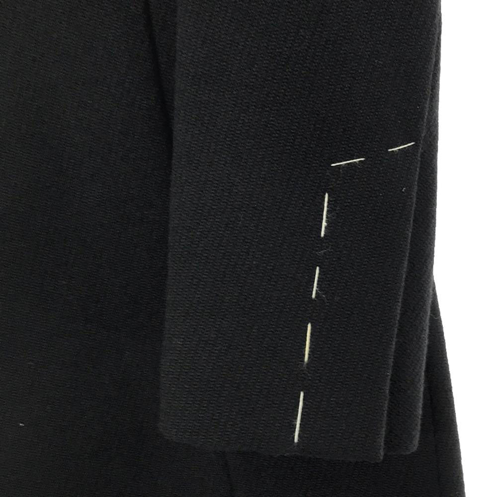 未使用 LARDINI ラルディーニ イタリア製 ウールブレンド チェスターコート 36 ブラック ブートニエール付き タグ付き レディース