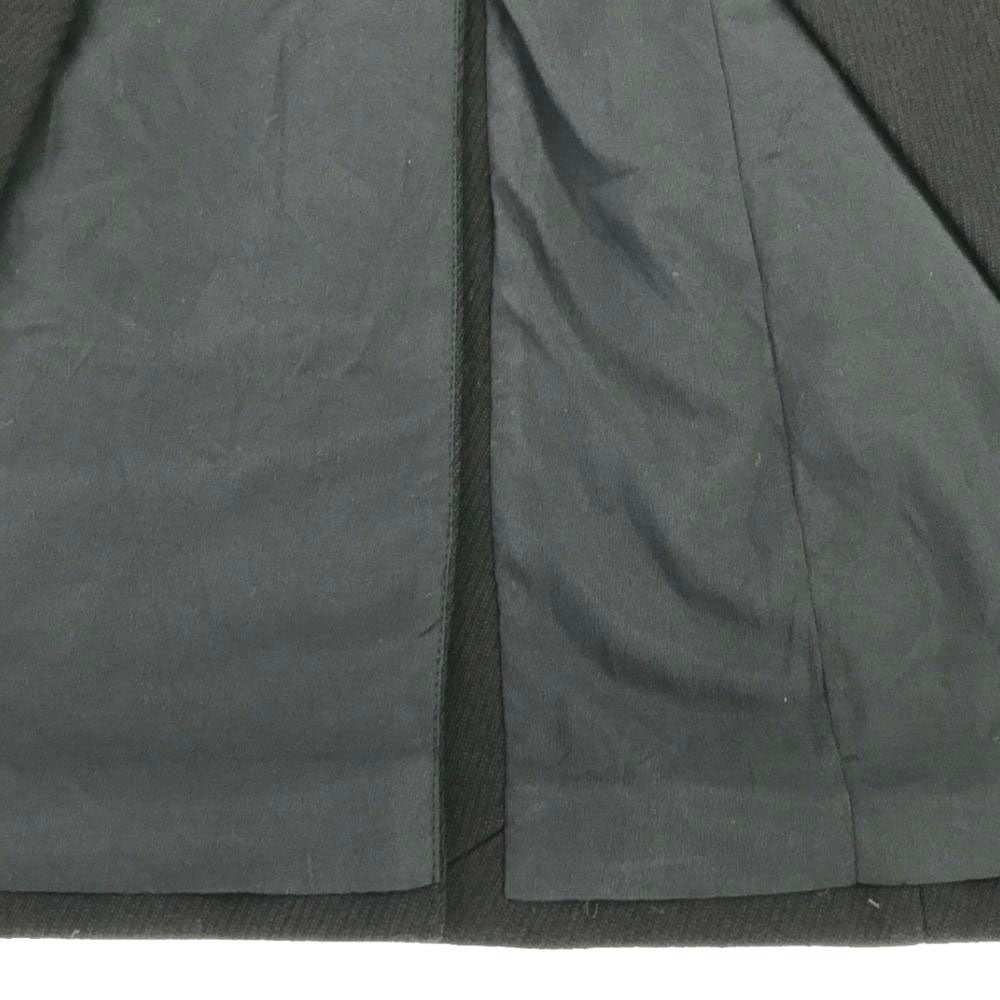 未使用 LARDINI ラルディーニ イタリア製 ウールブレンド チェスターコート 36 ブラック ブートニエール付き タグ付き レディース