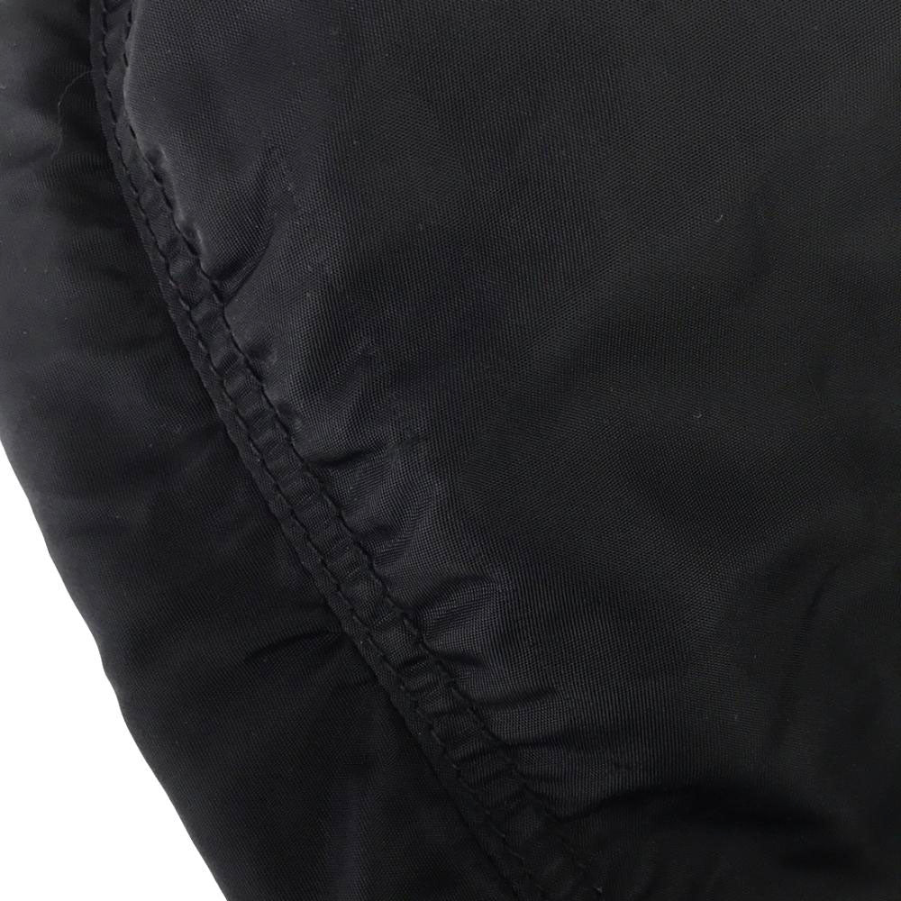 スパオ S-23 フライトジャケット S ブラック ミリタリー 中綿 ナイロン メンズ