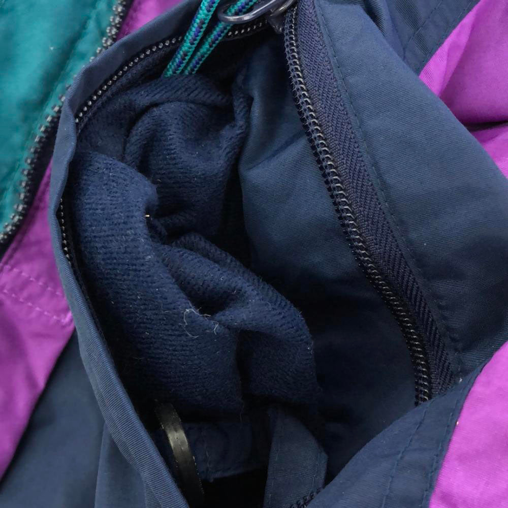 コロンビア 00s SL7000 オールド ナイロンジャケット M ネイビー Columbia アウトドア レディース