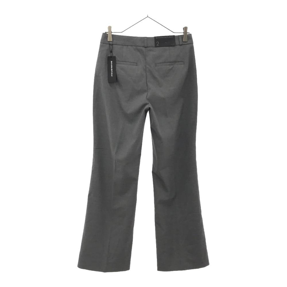未使用 Banana Republic バナナリパブリック ロングパンツ 2 グレー レディース